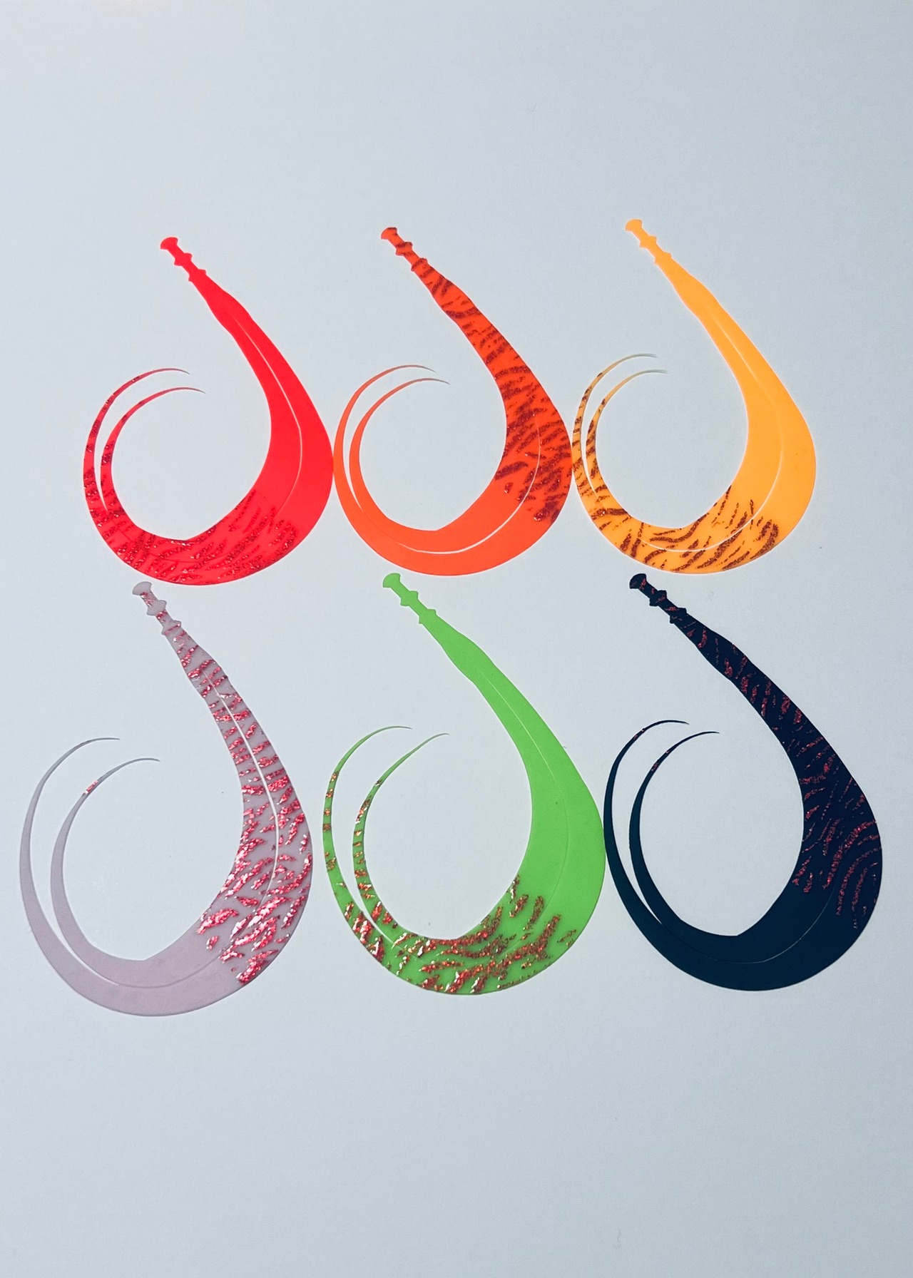 RW ネクタイ2本セット 【Mix柄】ラメタイガー★新色追加