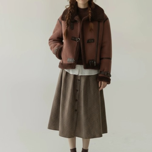 ボアカラームートンコート ・9478