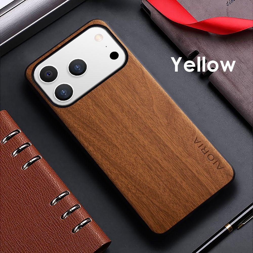 ◇iPhone 17/16/15/14/13/Pro/Pro Max/Plus/Air◇ Wood Design Leather
