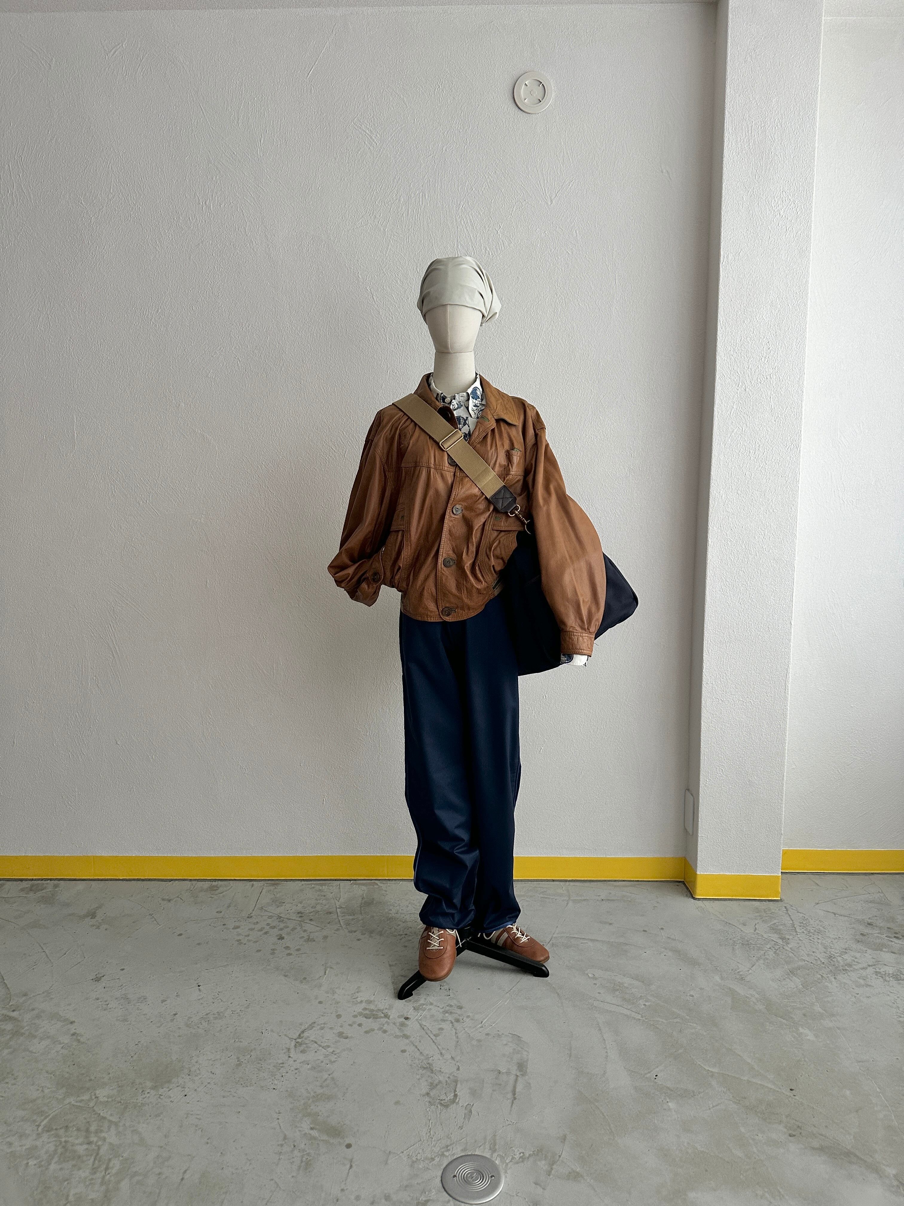 e90's J.C.DE CASTELBAJAC Full Pattern Cotton×Linen Sheer SH | ETRAK