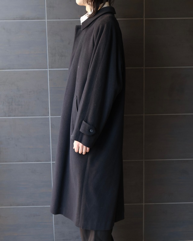 fly front stainless steel collar coat