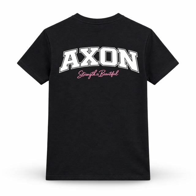 グラフィックT  AXON ブラック
