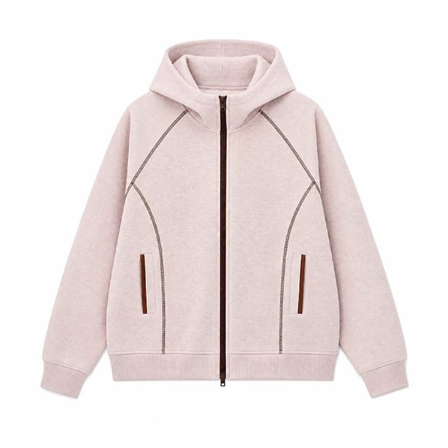 contrast-line zip hoodie　コントラストラインジップフーディー　J2176