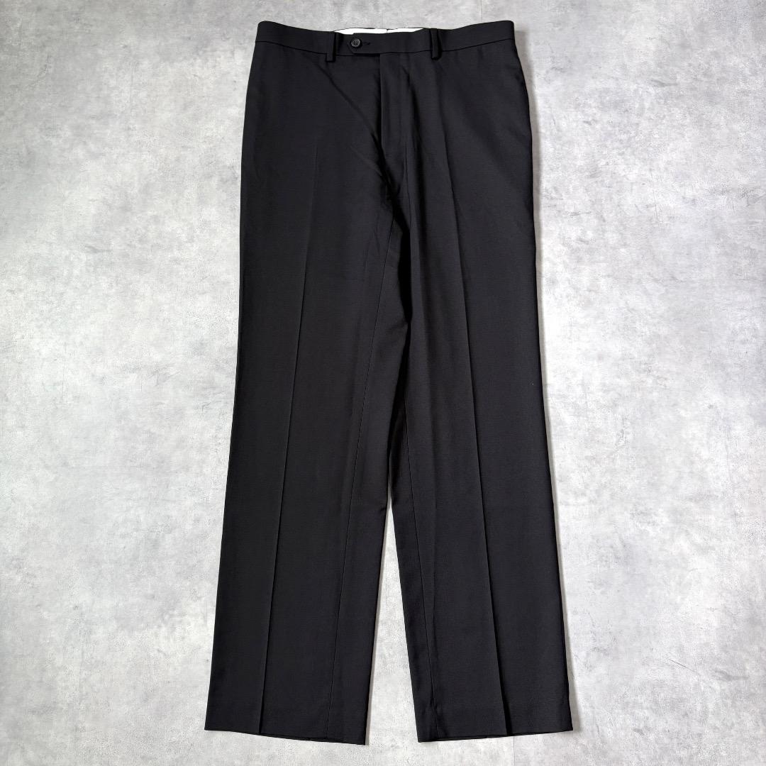 ラルフローレン W33 スラックス ボトム パンツ 古着 黒 21574