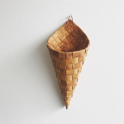Swedish birch bark  basket