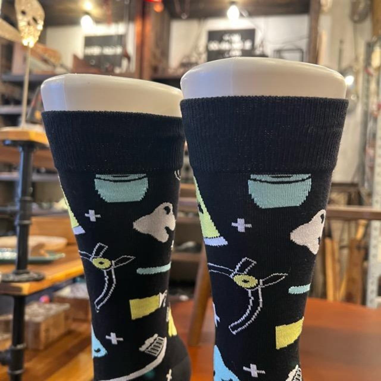 TOPANGA SOCKS Men's　Dentist　靴下　メンズソックス　歯医者　歯　足元ファッション　プチギフト
