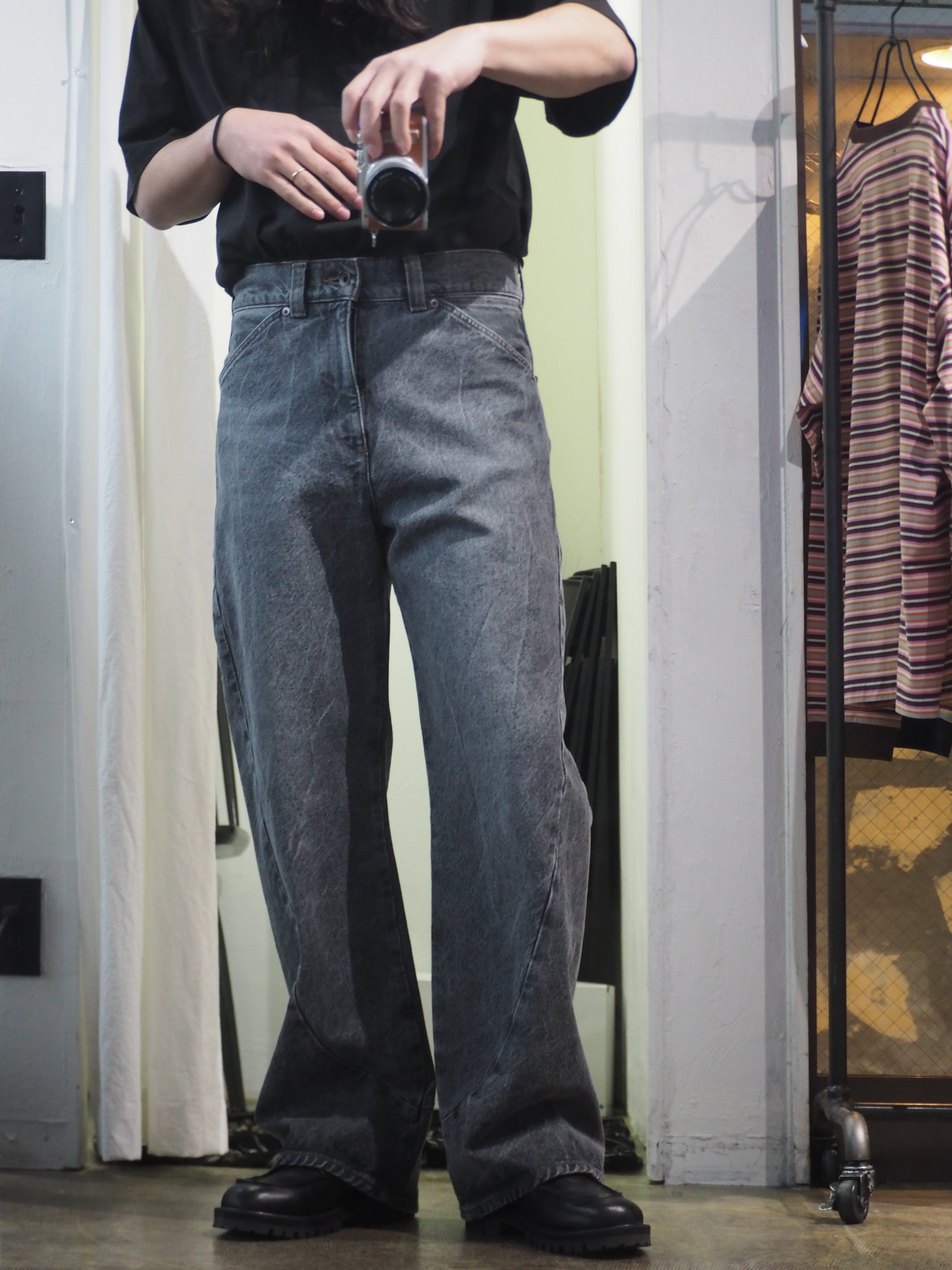 encode Prototype 3D jeans / Black | novastore(ノヴァストア encode Prototype 3D jeans / Black | novastore(ノヴァストア