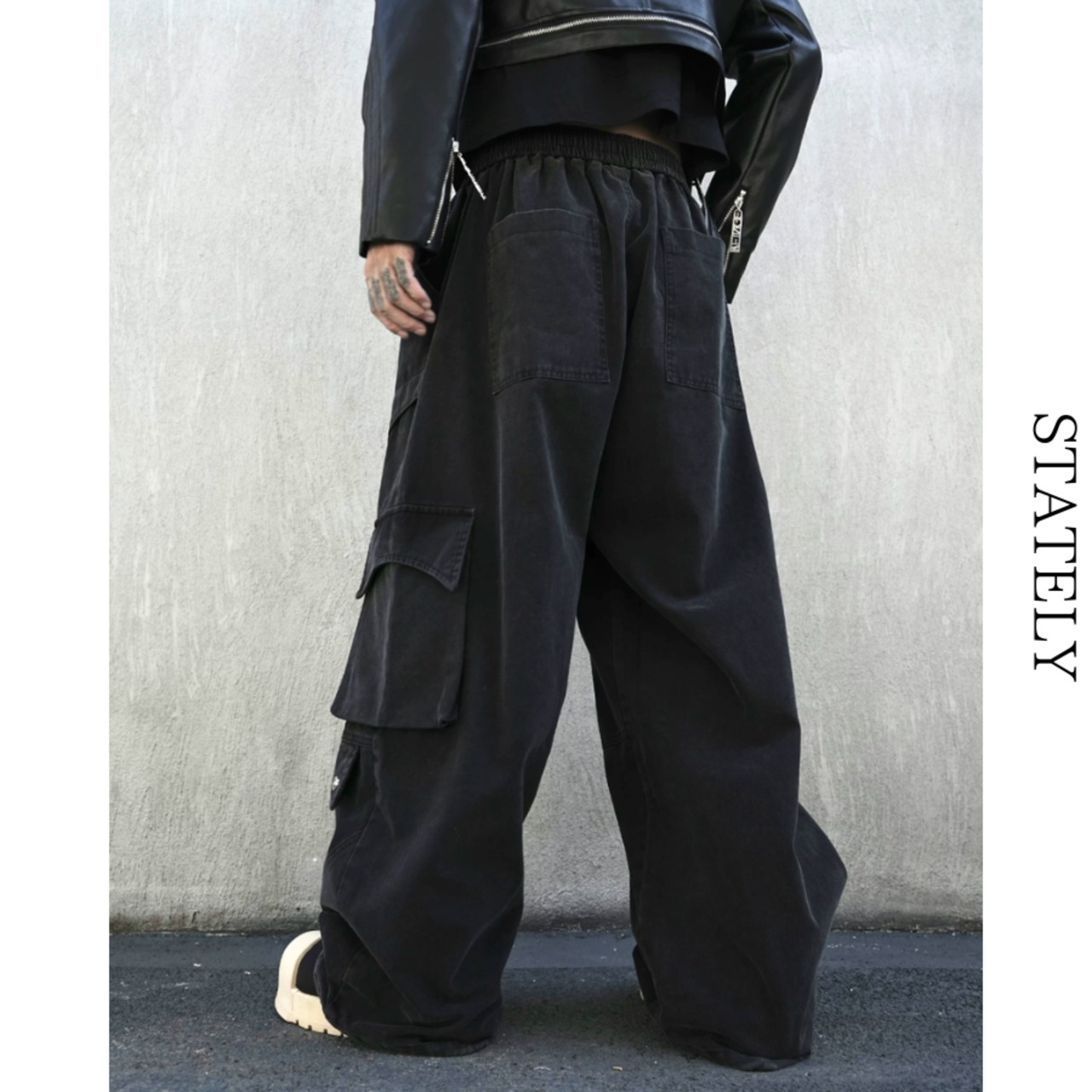 Curve Cargo ワイドパンツ/2color_B217・画像5