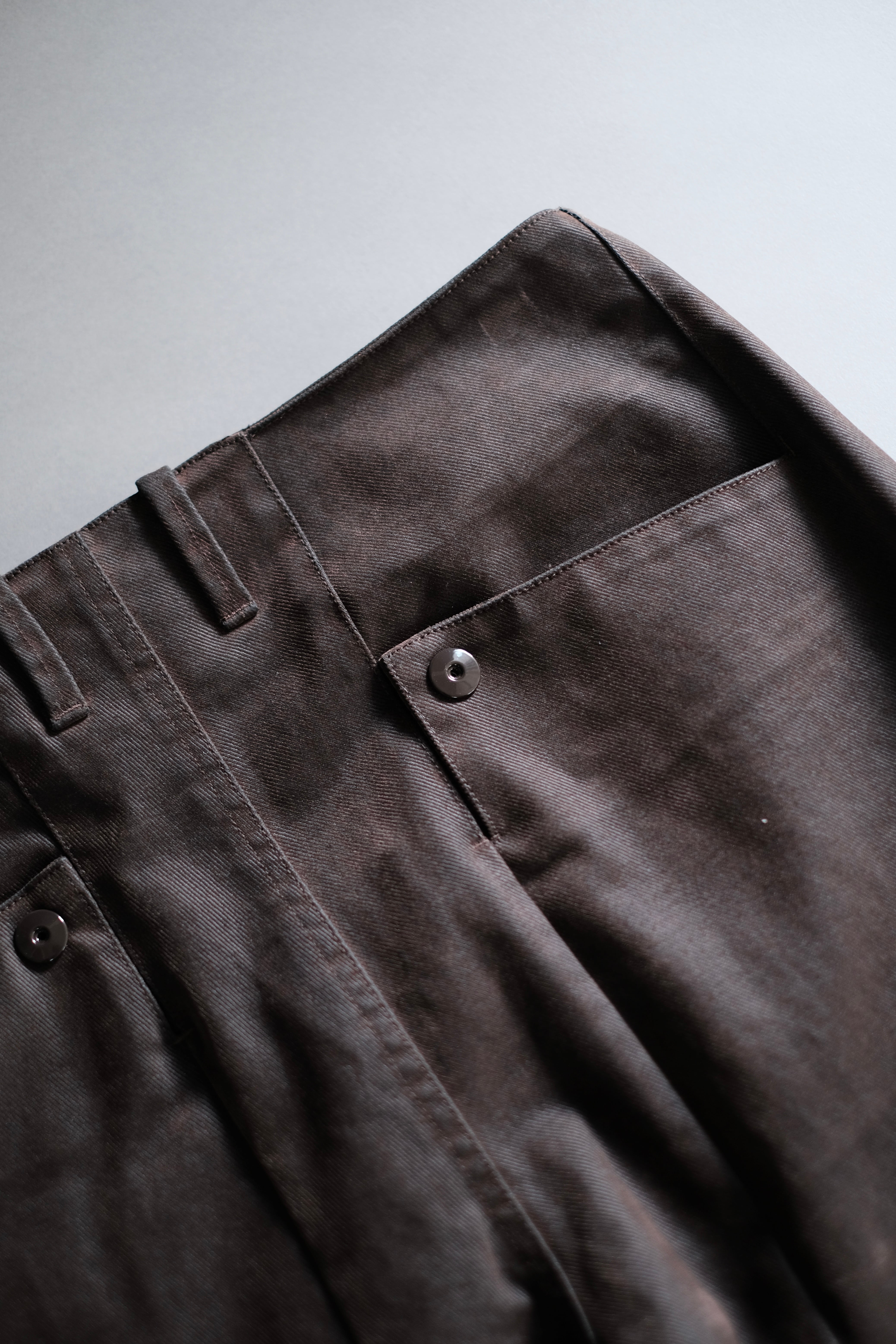 OMAR AFRIDI / WASHED PINA TROUSERS | LIVING