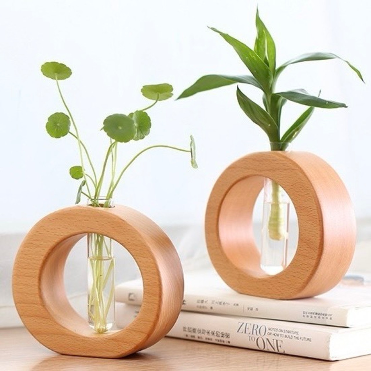 【木製 インテリア 花瓶】試験管 丸 ラウンド 北欧テイスト フラワーアレジメント 一輪挿し ミニマリスト シンプル 水耕栽培 観葉植物