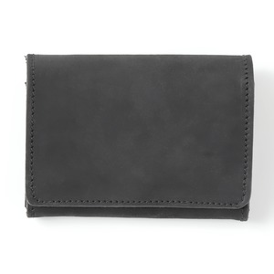 freaks　レザー財布　rough Mini wallet　ブラック