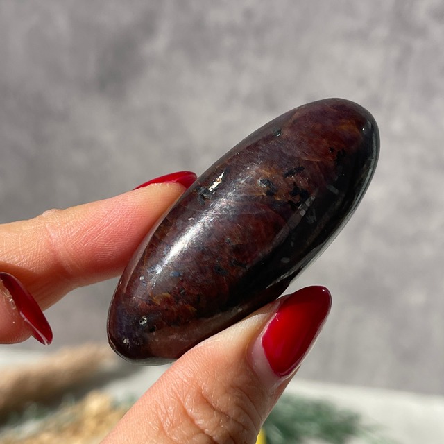 インド産【ルビー／リンガム】② 鉱物 天然石 パワーストーン