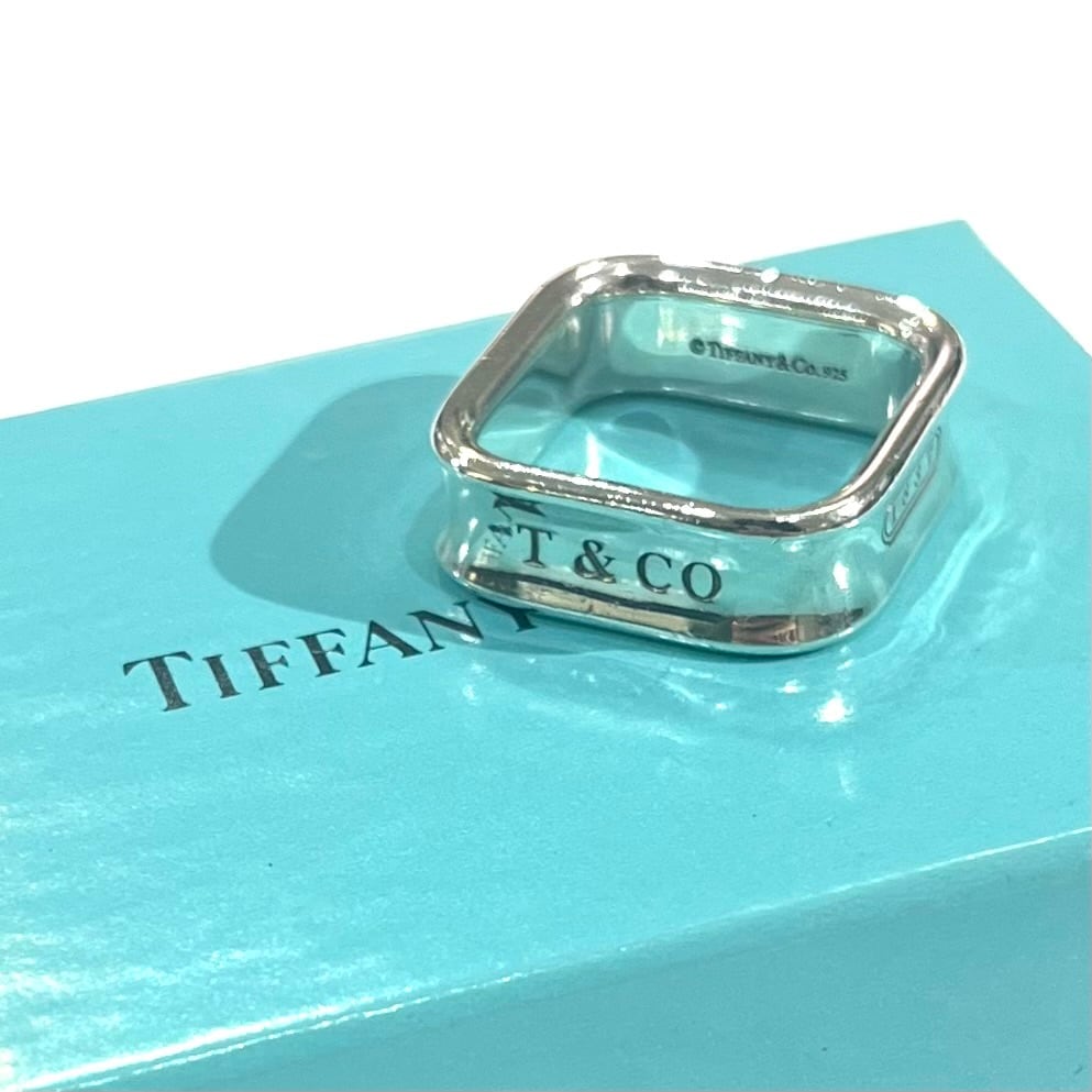 希少サイズ【TIFFANY&CO.】【20-21号】2549 T&CO 1837 スクエアリング