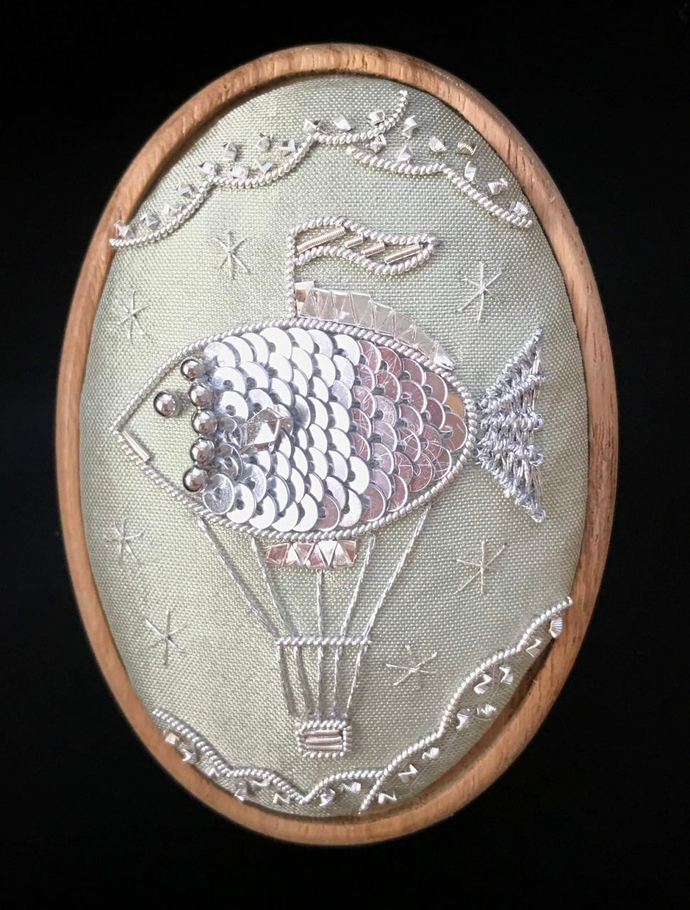 限定>Goldwork Brooch Kit “Airship” ゴールドワーク・ブローチ 限定>Goldwork Brooch Kit “Airship” ゴールドワーク・ブローチ