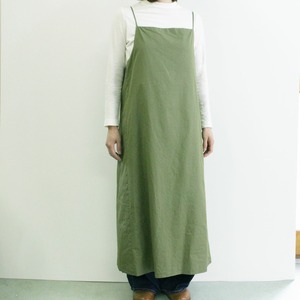 LUV OUR DAYS　ラブアワーデイズ　APRON DRESS 　エプロンドレス　LV-OP9218　-KHAKI-