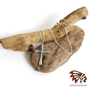【INDIAN JEWELRY インディアンジュエリー】Navajo cross pendant Pauline Nelson ナバホ クロスペンダント ポウリン・ネルソン作