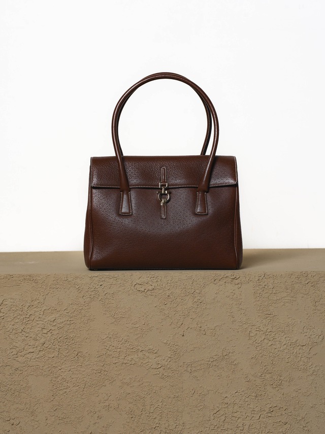 Salvatore Ferragamo サルヴァトーレ・フェラガモ ガンチーニ フラップ ハンドバッグ