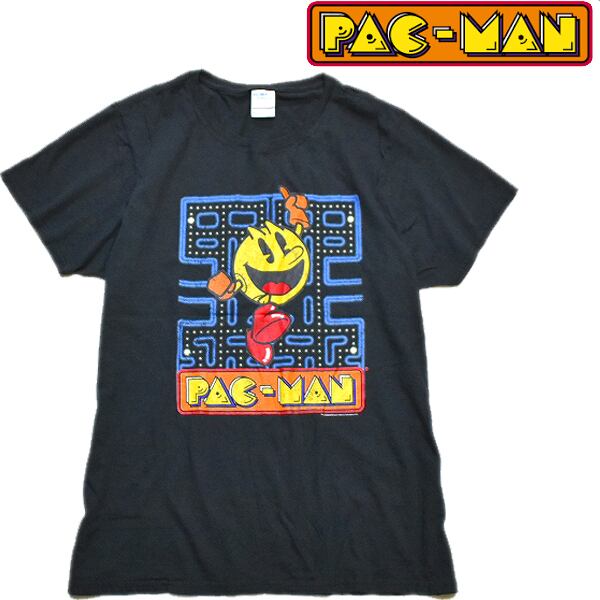 1点物 パックマンPAC MANゲームプリントTシャツ古着メンズ ...