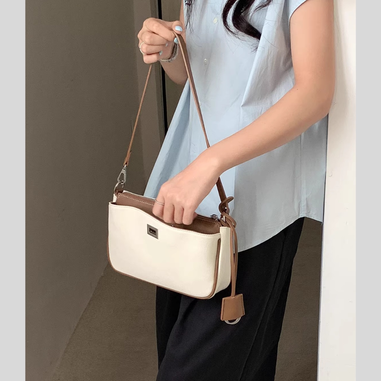 バイカラー パイピング スクエアショルダー  00187・画像9