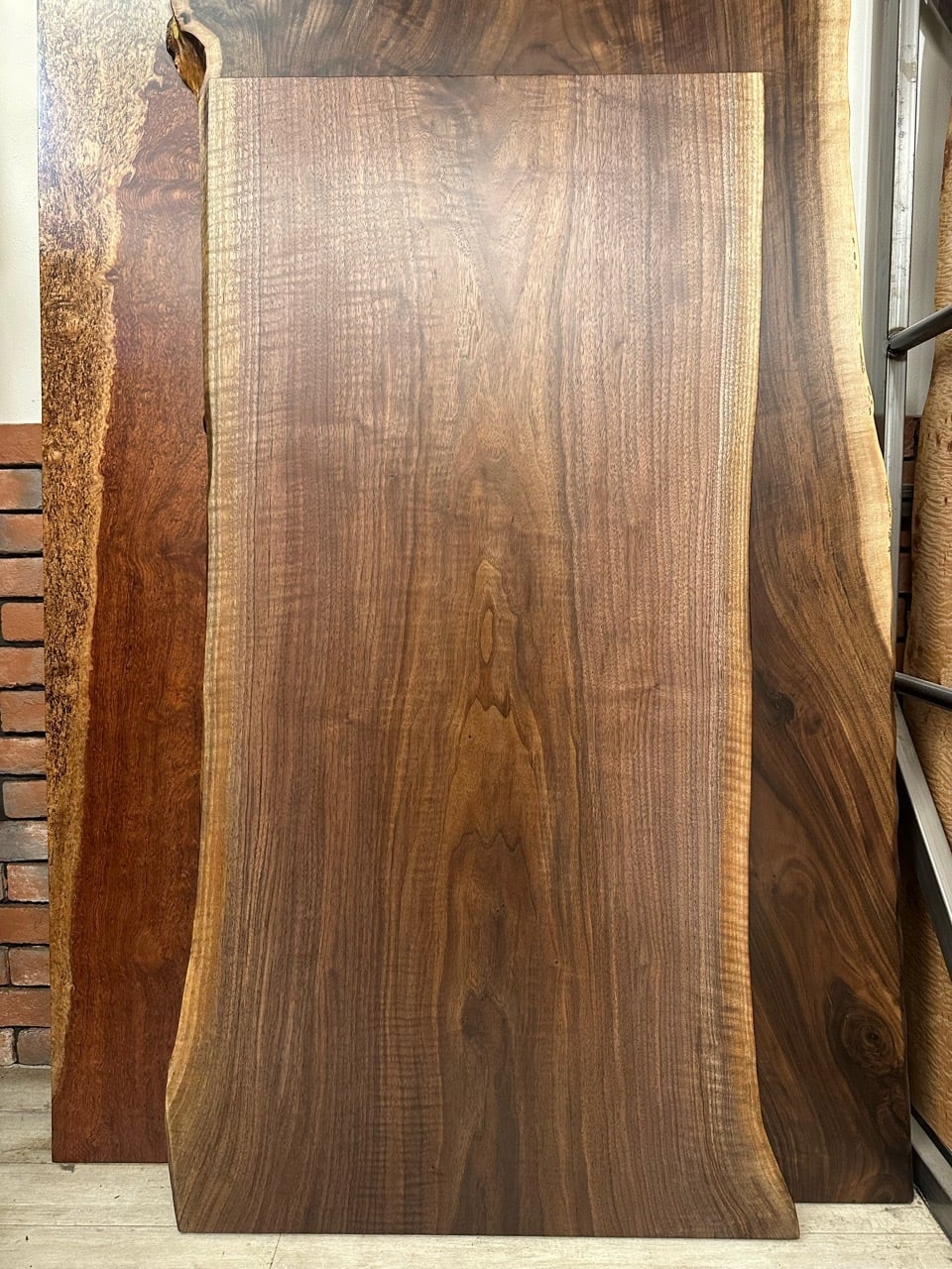 ウォールナット_1400×660-750× _青山店_テーブル天板/一枚板 261981-1