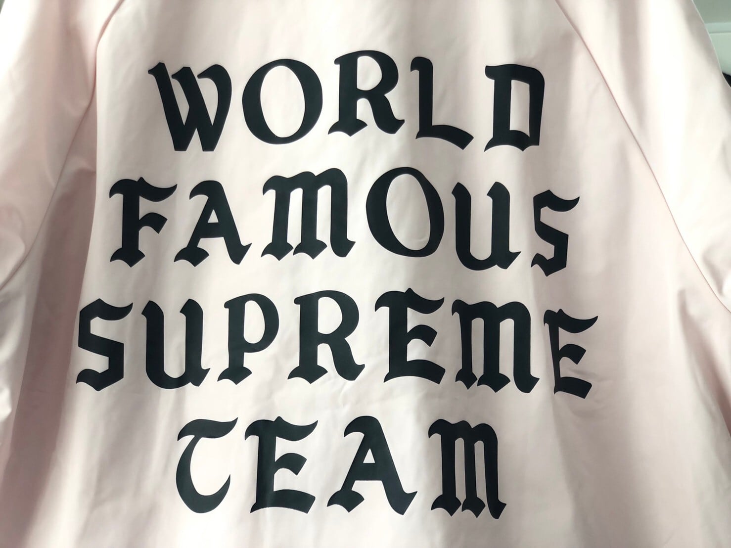 Supreme 20SS WORLD FAMOUS COACHES JACKET PINK LARGE 110JG7476 ...