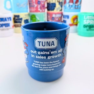 【 STACKING MUG /スタッキングマグ 】 Charlie the Tuna(チャーリー・ザ・ツナ)/ StarKist(スターキスト社) / プラカップ / MUG / ミルキーマグ / 積み重ねられるマグ〚アメリカン雑貨 アメトイ〛