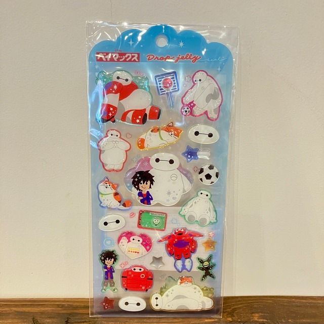 ディズニー　ベイマックス　ドロップジェリーシール　X22