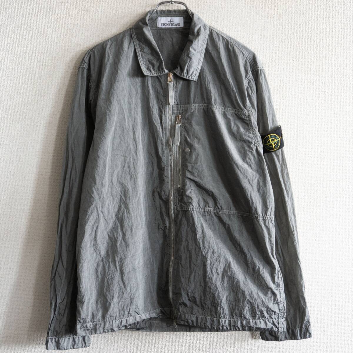 【2022SS】STONE 【OLD TREATMENT OVER SHIRTS】L オーバーシャツ ジャケット ストーンアイランド 26070043 2022SS】STONE ISLAND【OLD TREATMENT OVER SHIRTS】L オーバーシャツ