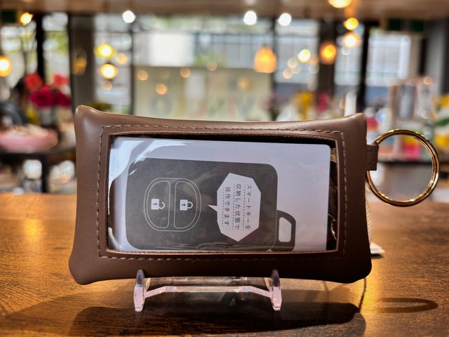 スマートキーケース [サイズ: W105×H60] [カラー: ブラウン]