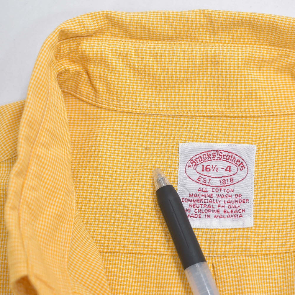 00s Brooks Brothers ブルックスブラザーズ チェック BD シャツ 長袖