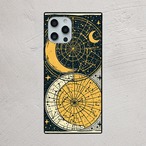 受注生産 iPhoneケース ゴールド円盤の天体図柄｜星図アート STAR078A