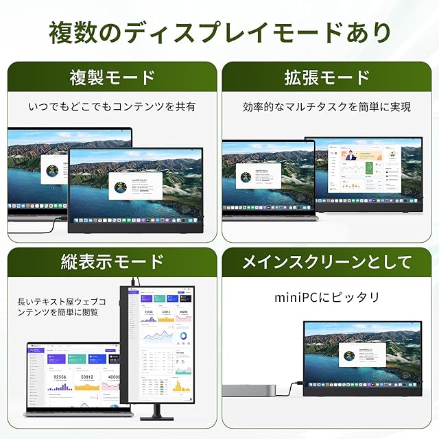 在庫セール』KEEPTIME モバイルモニター 13.3インチ 4K モバイル