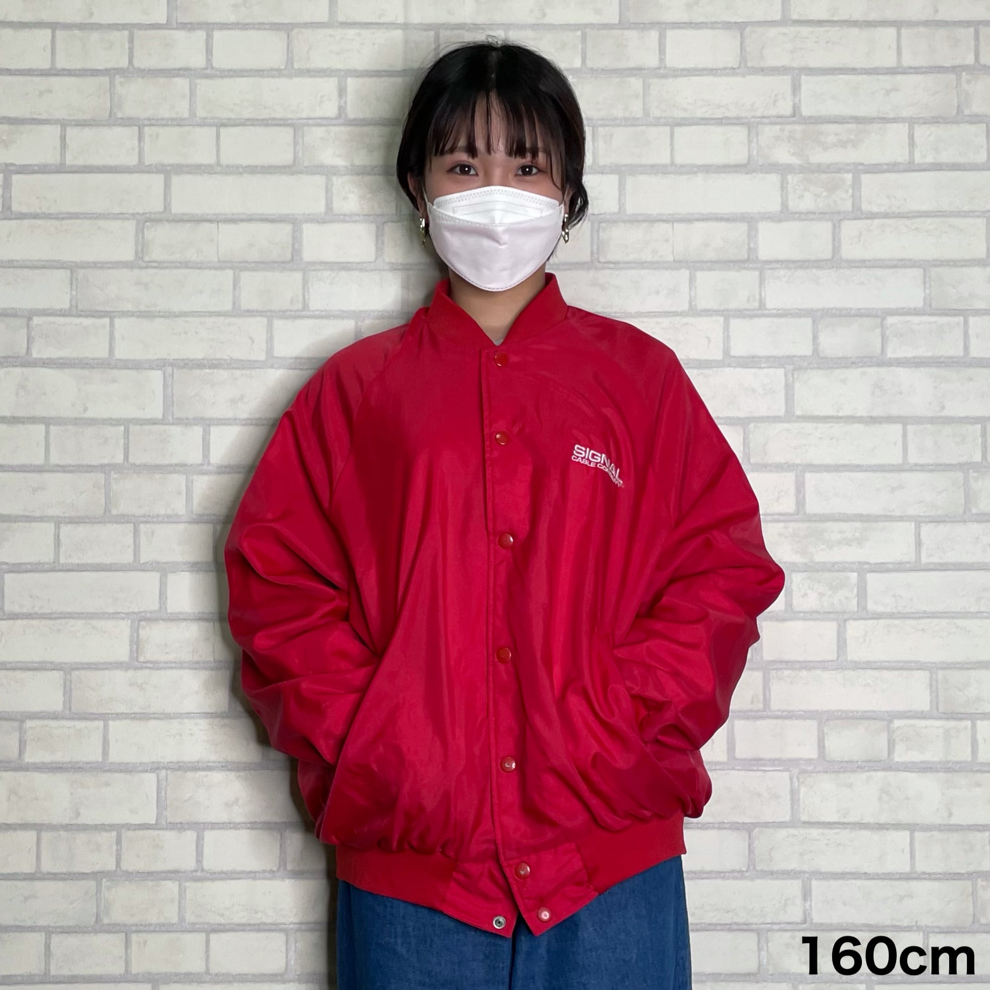 Made in USA 】ARISTOJAC ナイロンスタジャン XL ラグランスリーブ 