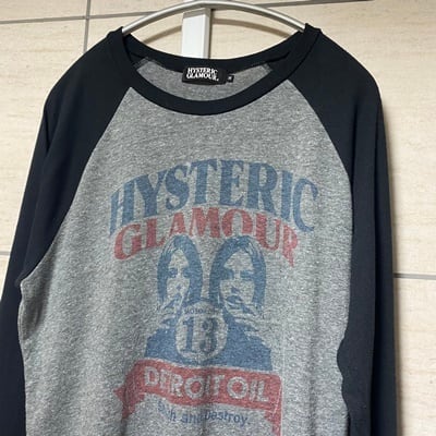 HYSTERIC GLAMOUR ヒステリックグラマー DETROIT OIL ラグランスリーブ