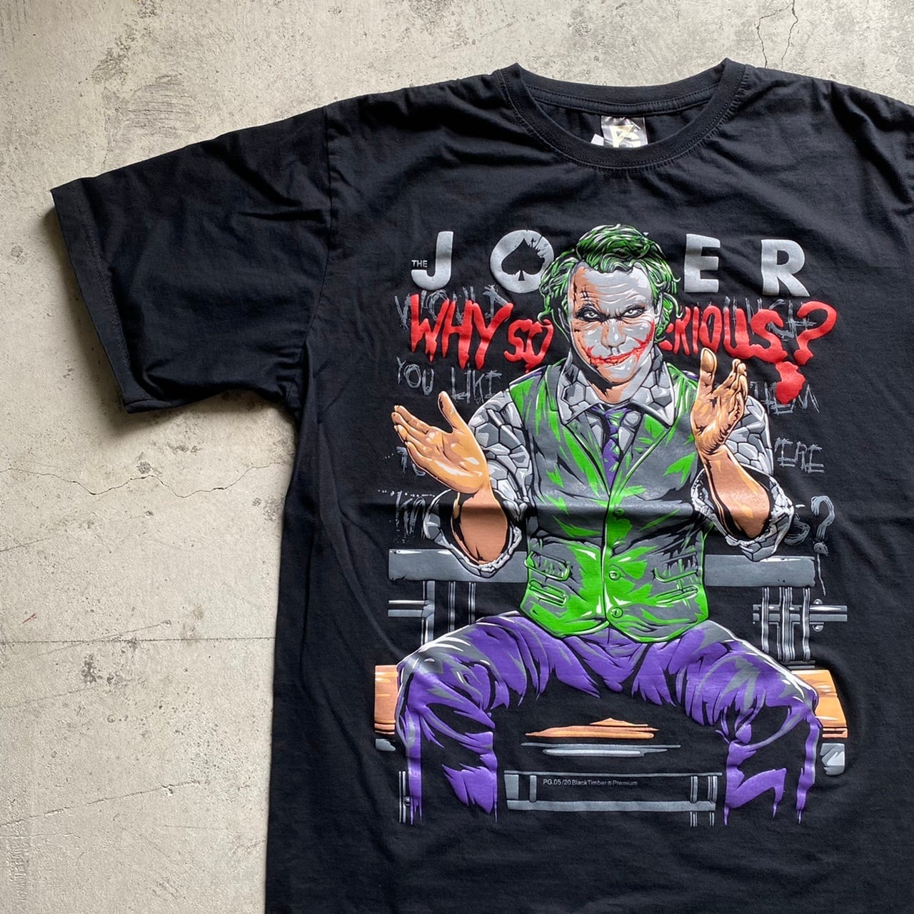 ROCK-TEE 128 ロック Tシャツ PG05 joker ジョーカー バットマン ...