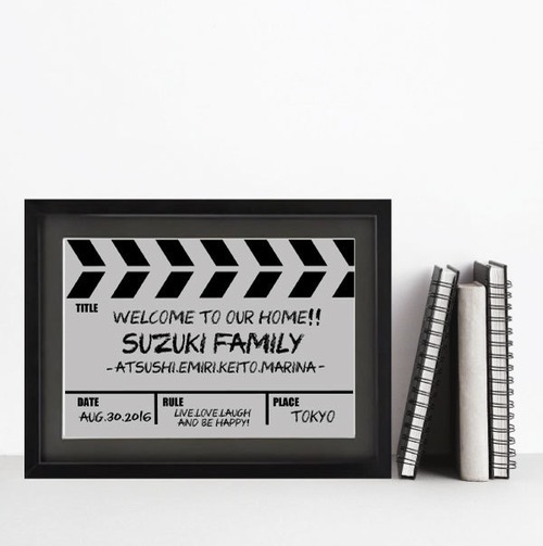 Family poster#CLAPPERBOARD(A4) 