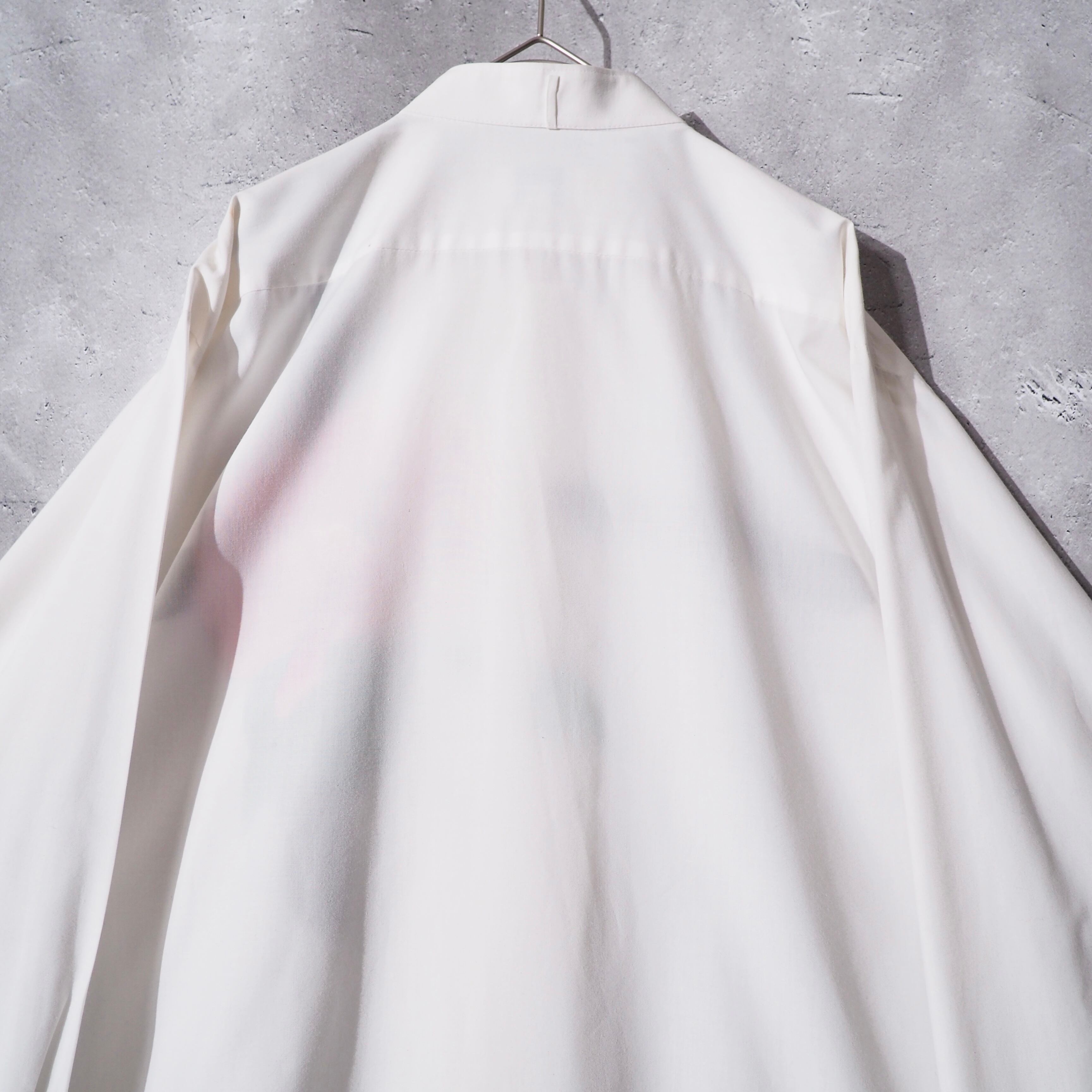 Botanical Beautiful flower painted vintage white shirt