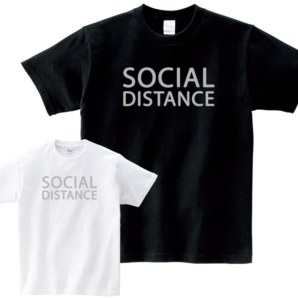 選べるデザイン SOCIAL DISTANCE Tシャツ ms88 ソーシャルディスタンス