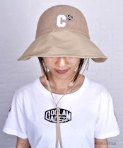 【直営限定ITEM】CロゴワイドバイザーCAP (BEIGE)　CQ-48520H