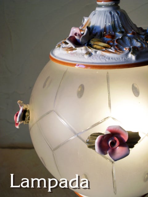 新洋電気〕 ITS7320 イタリア・陶器スタンドライト | 照明＆エシカル