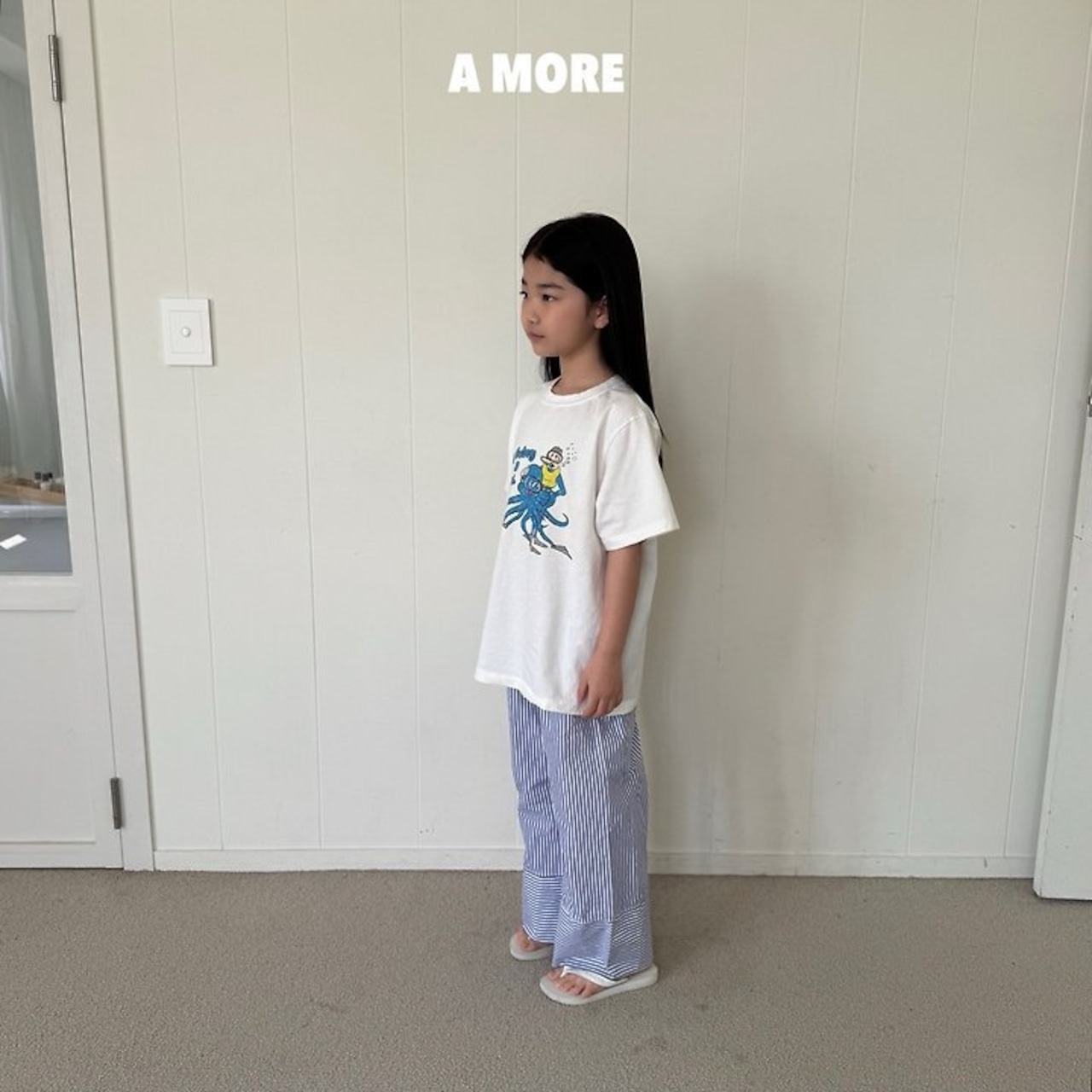 【取寄/韓国直送】A MORE 26/SM たこTシャツ|夏服|韓国子供服