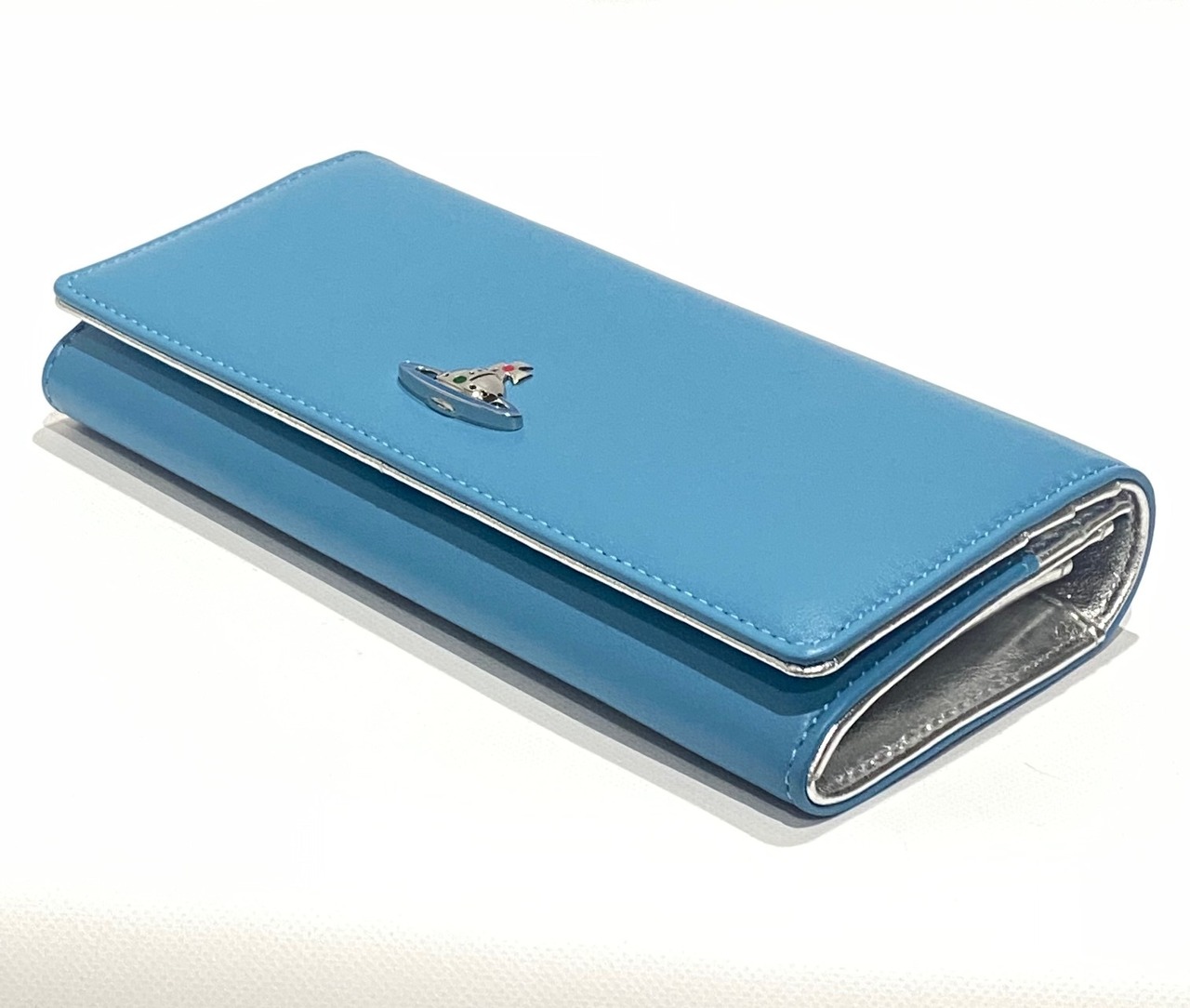 Vivienne Westwood ヴィヴィアンウェストウッド 長財布 5104007CU-NAPPA/BLUE/K402