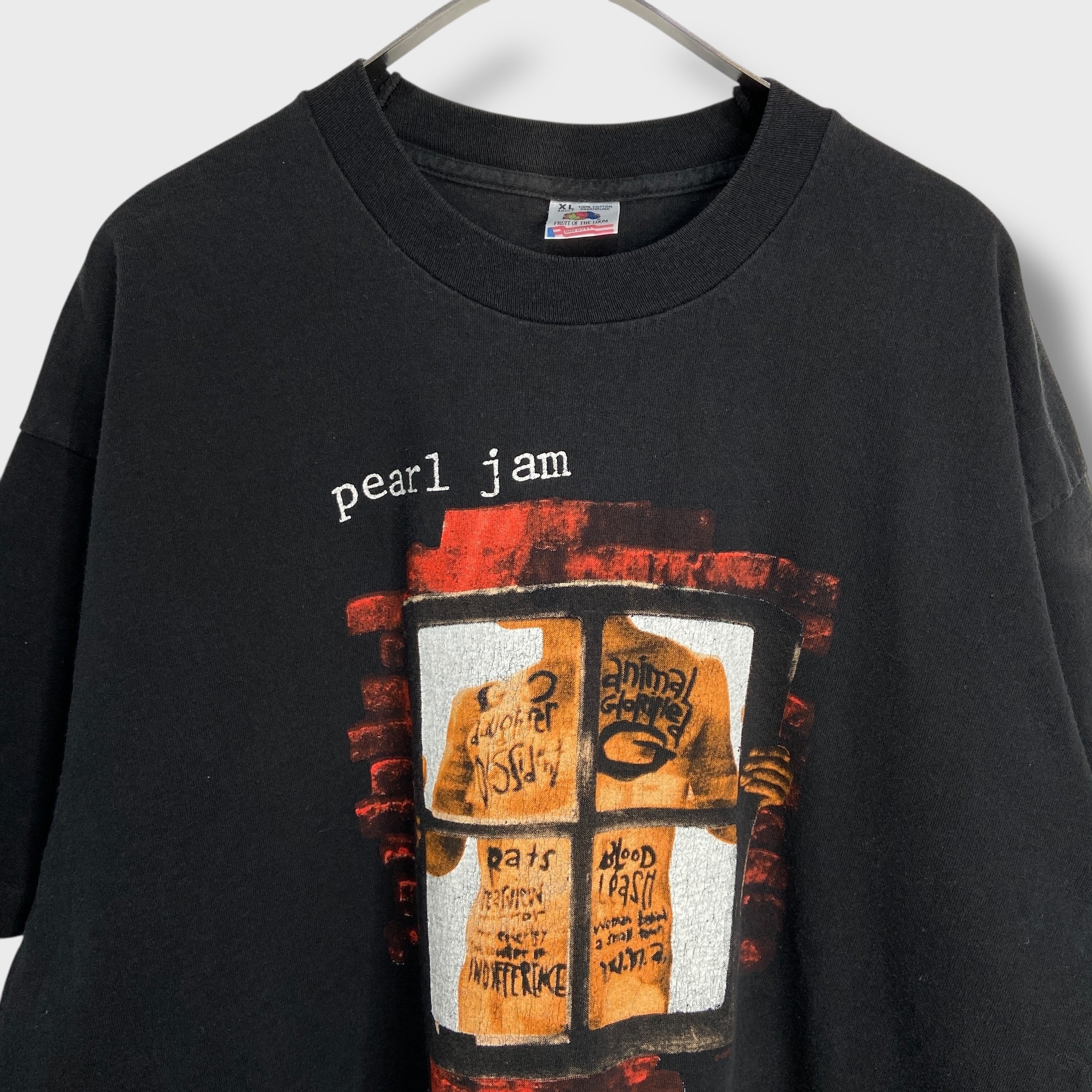 90s pearl jam パールジャム バンドTシャツ XL 黒 usa | 古着屋 Uan