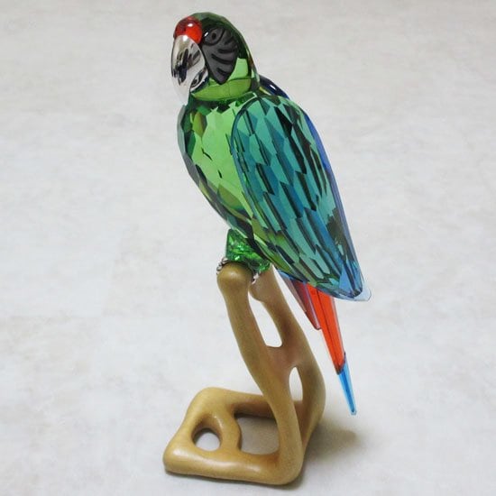 スワロフスキー　 クリスタル コンゴウインコ Macaw 685824 スワロフスキー 「コンゴウインコ Green Macaw」685824