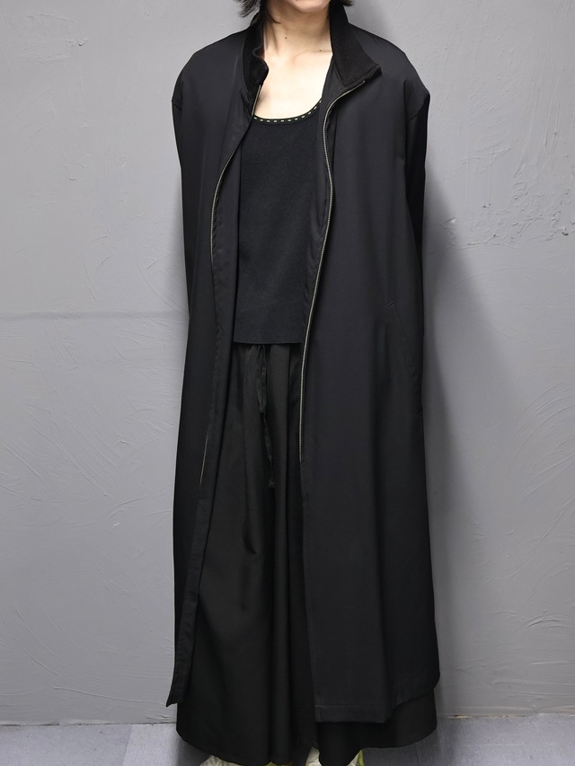 【Y's for men】zip design long coat