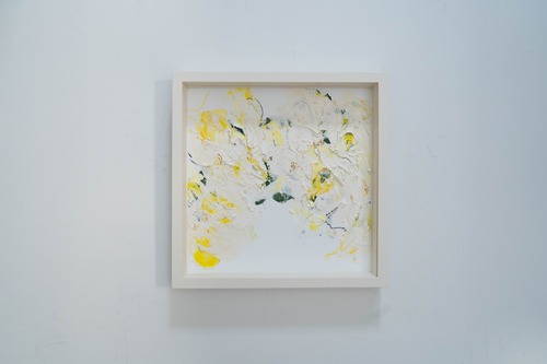 Flowers　/ 黄色い花の現代アート作品　絵画販売