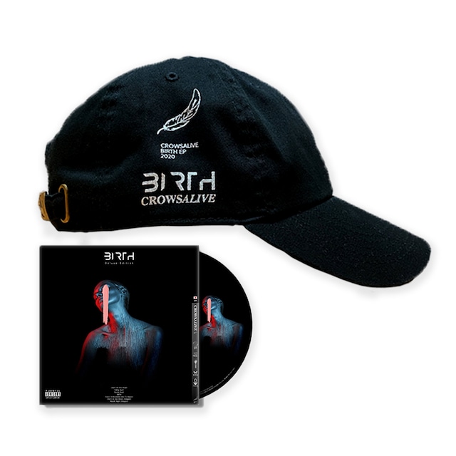 【STAY DUDE COLLECTIVE x CrowsAlive】CrowsAlive / "BIRTH" Object Lowcap + CD Bundle