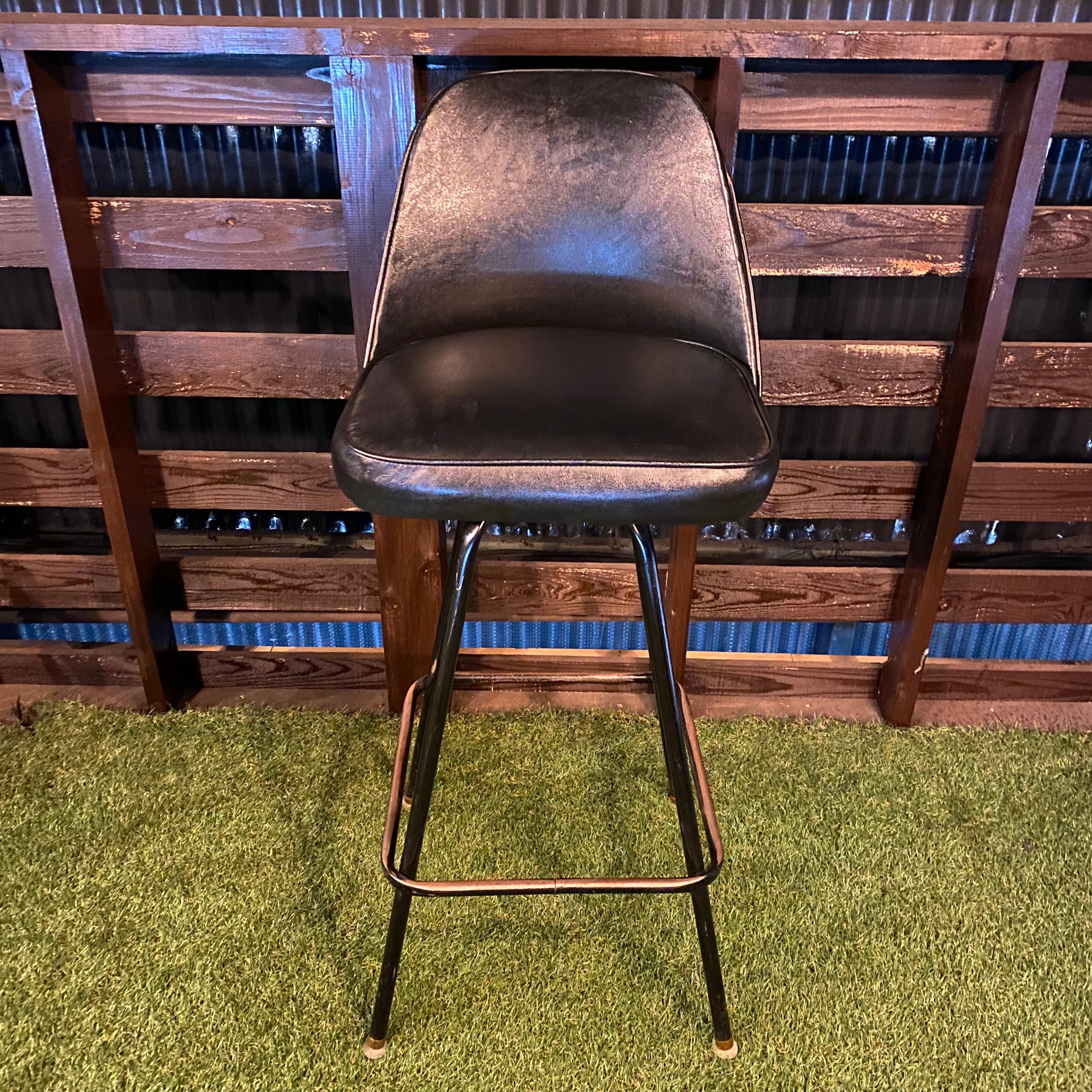 椅子 カウンターチェア バーチェア 黒 レザー ⭐︎ | LinxLand