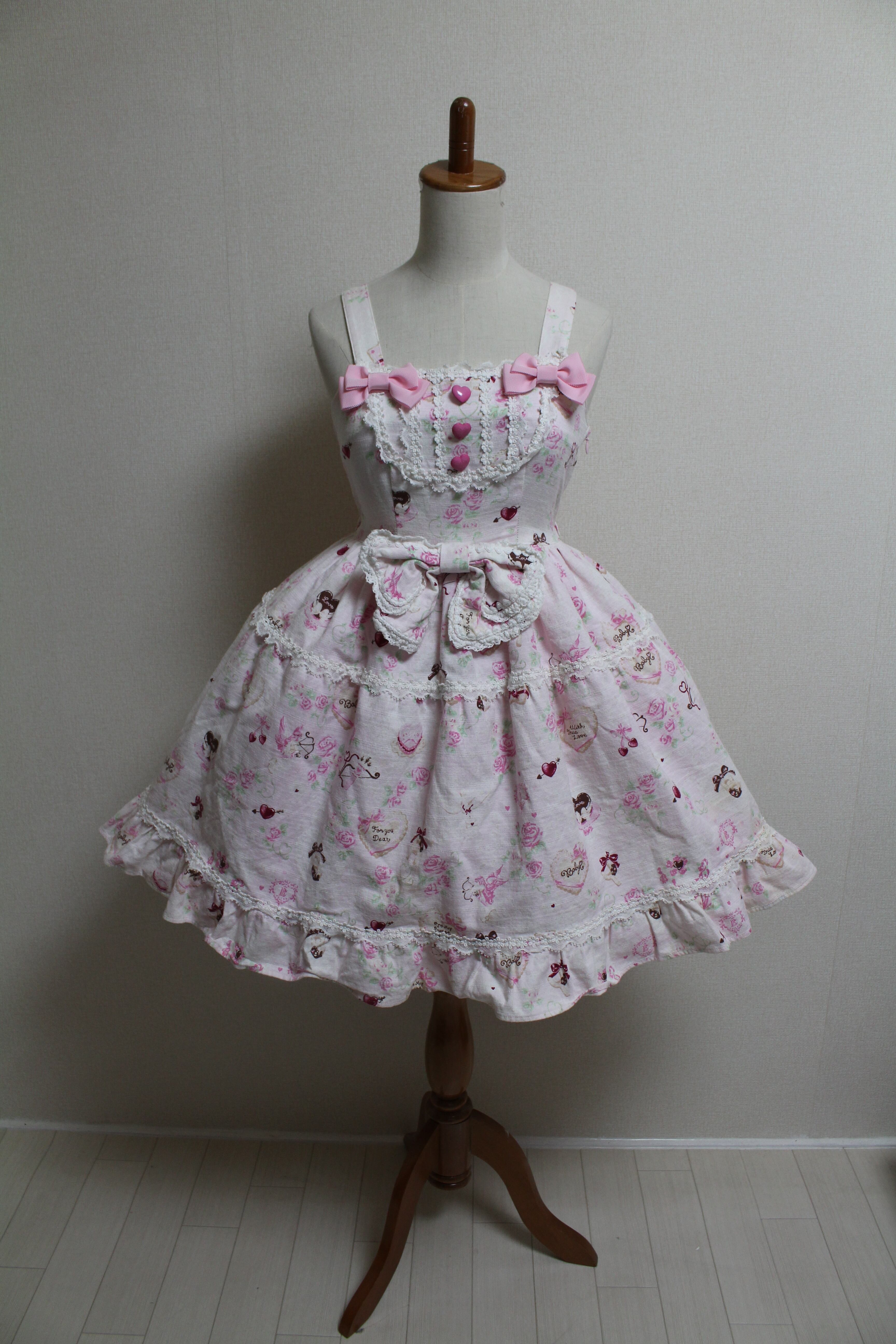 難あり BABY, THE STARS SHINE BRIGHT ハートマーブルチョコレートとシュガーコーテッドクッキーJSK