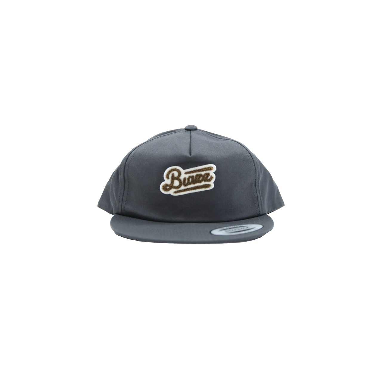 MOCO LOGO Unstructured 5-Panel Snapback [CHARCOAL]